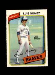 1980 LUIS GOMEZ O-PEE-CHEE #95 BRAVES *G9781