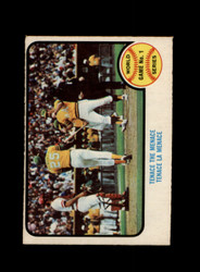 1973 WORLD SERIES O-PEE-CHEE #203 GAME NO.1 *G3913