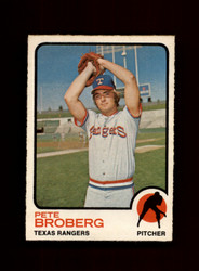 1973 PETE BROBERG O-PEE-CHEE #162 RANGERS *G9871