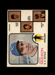 1973 JACK MCKEON O-PEE-CHEE #593 ROYALS COACHES *G9874