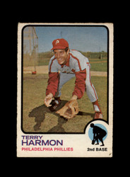 1973 TERRY HARMON O-PEE-CHEE #166 PHILLIES *G9891