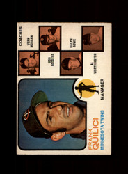 1973 FRANK QUILICI O-PEE-CHEE #49 TWINS COACHES *G9906