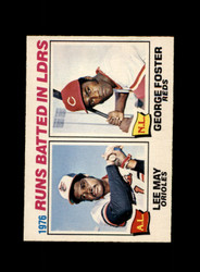 1977 MAY FOSTER O-PEE-CHEE #3 RUNS BATTED IN LEADERS *R5975