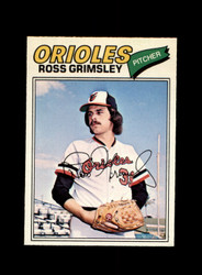 1977 ROSS GRIMSLEY O-PEE-CHEE #47 ORIOLES *R0102