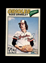 1977 ROSS GRIMSLEY O-PEE-CHEE #47 ORIOLES *R0104