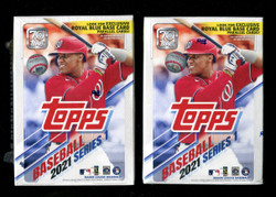 2021 TOPPS SERIES 1 BASEBALL BLASTER 2 BOX LOT