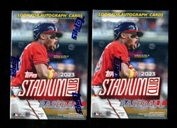 2023 TOPPS STADIUM CLUB BASEBALL BLASTER 2 BOX LOT