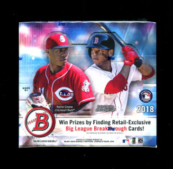 2018 BOWMAN BASEBALL 24 PACK RETAIL BOX