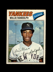 1977 WILLIE RANDOLPH O-PEE-CHEE #110 YANKEES *R0310