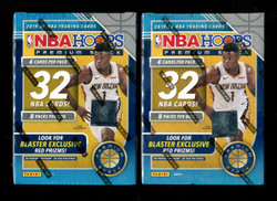 2019/20 NBA HOOPS PREMIUM STOCK BASKETBALL BLASTER 2 BOX LOT