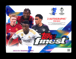 2023/24 TOPPS UEFA CLUB COMPETITIONS FINEST SOCCER HOBBY BOX