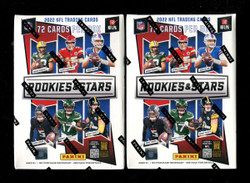 2022 ROOKIES & STARS FOOTBALL BLASTER 2 BOX LOT