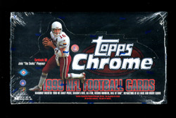 1999 TOPPS CHROME FOOTBALL HOBBY BOX 