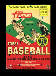 2004 TOPPS HERITAGE BASEBALL 11 PACK RETAIL BOX