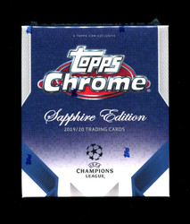 2019/20 TOPPS UEFA CHAMPIONS LEAGUE CHROME SOCCER SAPPHIRE BOX