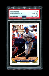 1993 KEN GRIFFEY JR. TOPPS #179 MARINERS PSA 10