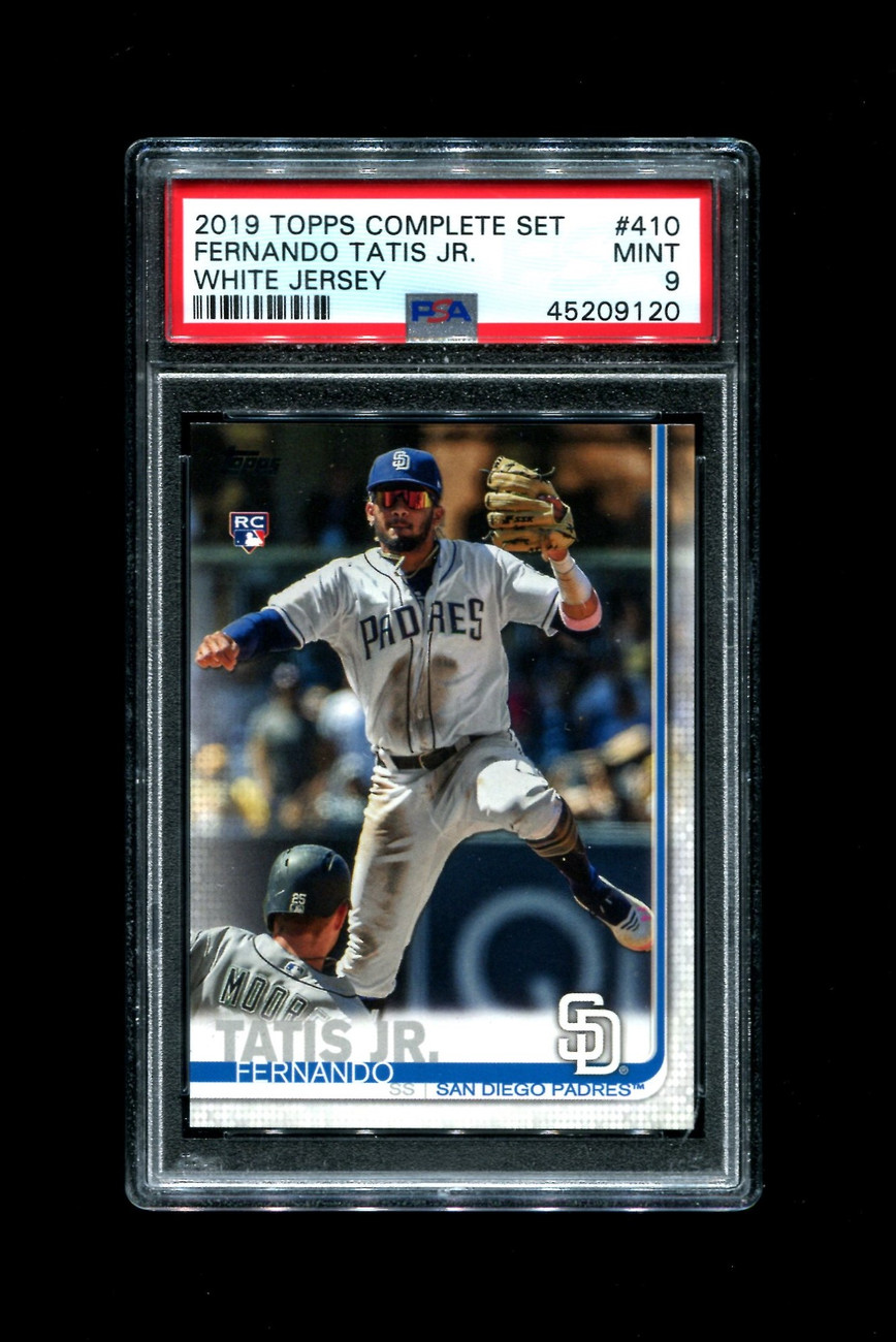 FERNANDO TATIS JR. PSA 9 discount 2019 Topps White Jersey ROOKIE #410 SAN DIEGO PADRES