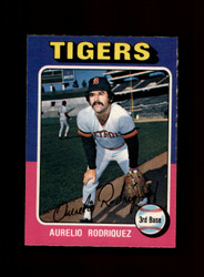 1975 AURELIO RODRIQUEZ O-PEE-CHEE #221 TIGERS *1409