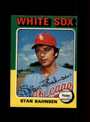 1975 STAN BAHNSEN O-PEE-CHEE #161 WHITE SOX *R0670