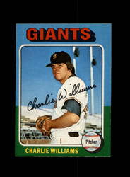 1975 CHARLIE WILLIAMS O-PEE-CHEE #449 GIANTS *R0777