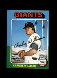 1975 CHARLIE WILLIAMS O-PEE-CHEE #449 GIANTS *R0784