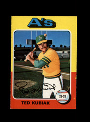 1975 TED KUBIAK O-PEE-CHEE #329 A'S *R0838