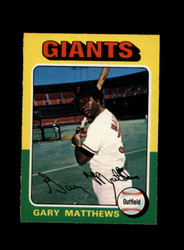 1975 GARY MATTHEWS O-PEE-CHEE #79 GIANTS *R0979