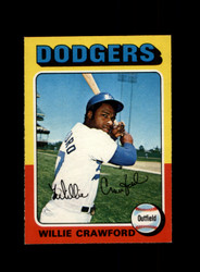 1975 WILLIE CRAWFORD O-PEE-CHEE #186 DODGERS *R6082