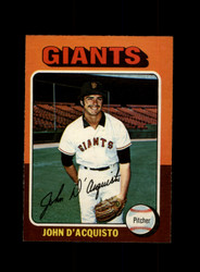 1975 JOHN D'ACQUISTO O-PEE-CHEE #372 GIANTS *R6147