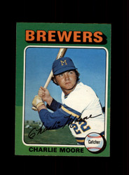 1975 CHARLIE MOORE O-PEE-CHEE #636 BREWERS *R6162