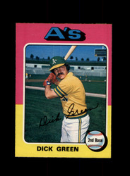 1975 DICK GREEN O-PEE-CHEE #91 A'S *R6241