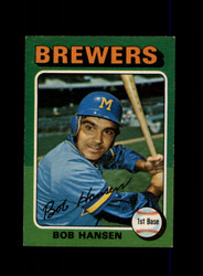 1975 BOB HANSEN O-PEE-CHEE #508 BREWERS *R6270