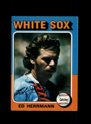 1975 ED HERRMANN O-PEE-CHEE #219 WHTIE SOX *R6301