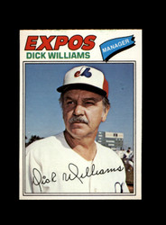 1977 DICK WILLIAMS O-PEE-CHEE #108 EXPOS *R6648