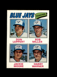 1977 LEPPERT MILLER MOORE WARNER O-PEE-CHEE #58 BLUE JAYS *4760