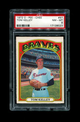 1972 TOM KELLEY O-PEE-CHEE #97 BRAVES PSA8