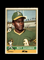 1976 MATT ALEXANDER O-PEE-CHEE #382 A'S *R8055