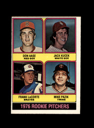 1976 AASE KUCEK LACORTE PAZIK O-PEE-CHEE #597 ROOKIE PITCHERS *R8119