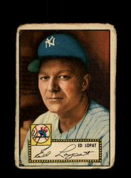 1952 ED LOPAT TOPPS #57 YANKEES POOR *R8304