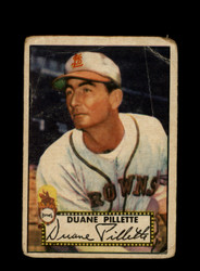 1952 DUANE PILLETTE TOPPS #82 BROWNS POOR *R8311