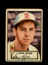 1952 STAN ROJEK TOPPS #163 BROWNS POOR *R8312