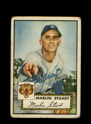 1952 MARLIN STUART TOPPS #208 TIGERS POOR *R8316