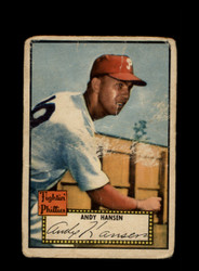 1952 ANDY HANSEN TOPPS #74 PHILLIES POOR *R8328