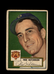 1952 FRED HUTCHINSON TOPPS #126 TIGERS POOR *R8330