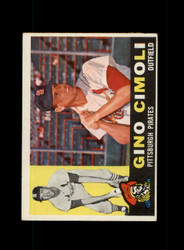 1960 GINO CIMOLI TOPPS #58 PIRATES *R8446