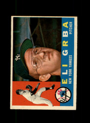 1960 ELI GRBA TOPPS #183 YANKEES *2246