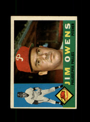 1960 JIM OWENS TOPPS #185 PHILLIES *2445