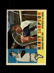 1960 HARRY SIMPSON TOPPS #180 WHITE SOX *2974