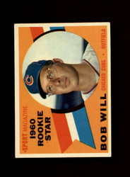 1960 BOB WILL TOPPS #147 CUBS *G3758