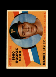 1960 MANUEL JAVIER TOPPS #133 PIRATES *G3863